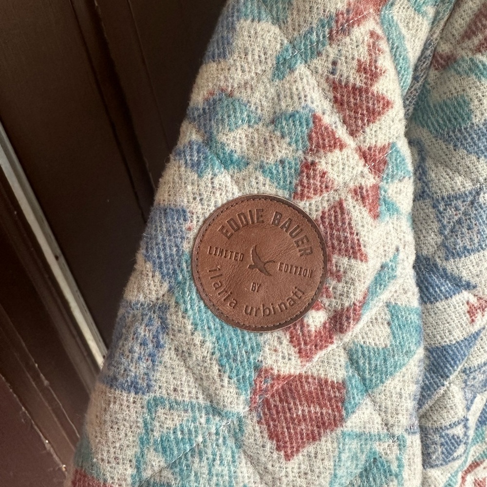Eddie Bauer Multicolor Patterned Jacket Medium - image 8